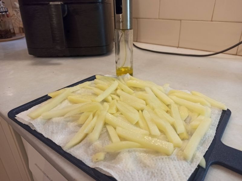 Patatas fritas perfectas con freidora sin aceite 7